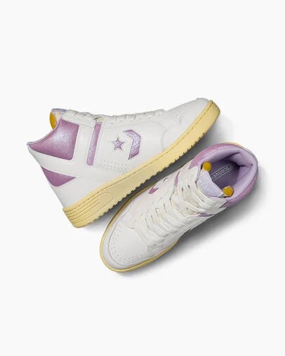 Converse Shai Weapon Women Basketball Shoes White / Purple USA | C-26841079