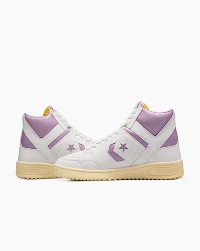 Converse Shai Weapon Women Basketball Shoes White / Purple USA | C-26841079