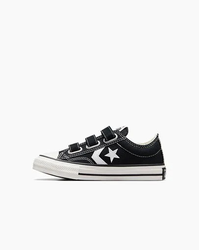 Converse Star Player 76 Kids' Sneakers Black / White USA | C-98361049