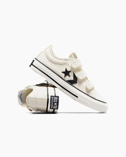 Converse Star Player 76 Kids' Sneakers White / Black USA | C-87965439