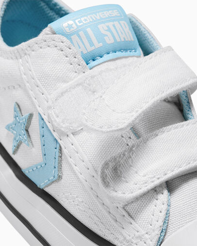 Converse Star Player 76 Kids' Sneakers White / Blue / White USA | C-02574189
