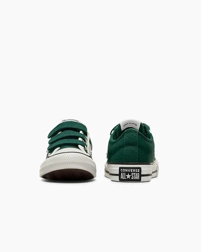 Converse Star Player 76 Luxe Kids' Sneakers Green / White / Black USA | C-07846259