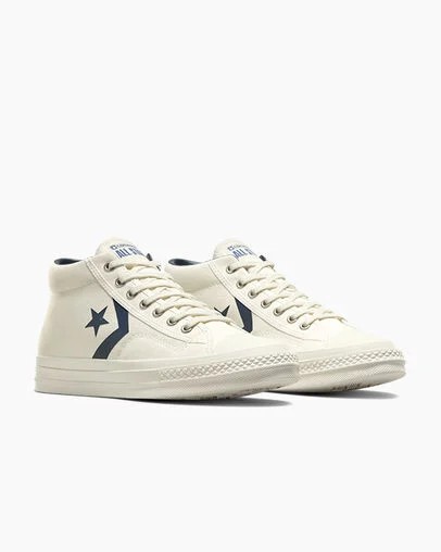 Converse Star Player 76 Men Boots White / Navy / Blue USA | C-07589649