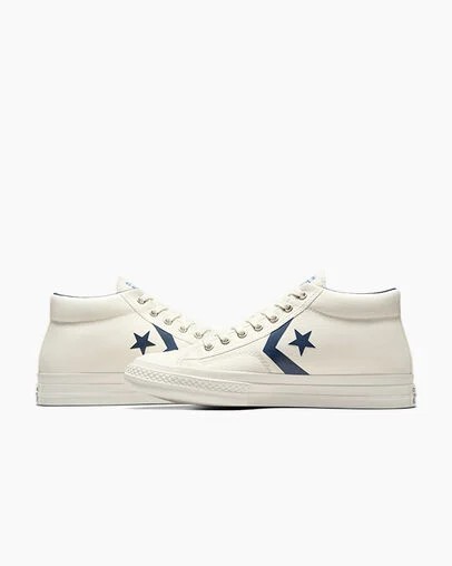 Converse Star Player 76 Men Boots White / Navy / Blue USA | C-07589649