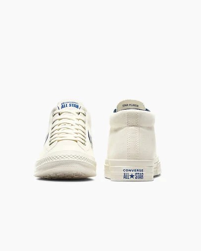 Converse Star Player 76 Men Boots White / Navy / Blue USA | C-07589649