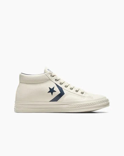 Converse Star Player 76 Men Boots White / Navy / Blue USA | C-07589649
