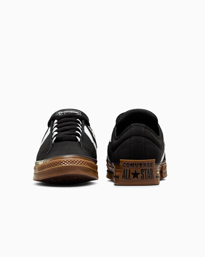 Converse Star Player 76 Puff Men Skate Shoes Black / White USA | C-27065149