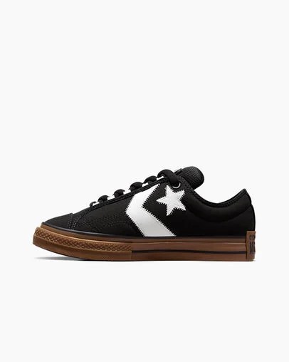 Converse Star Player 76 Puff Men Tennis Shoes Black / White USA | C-92047659