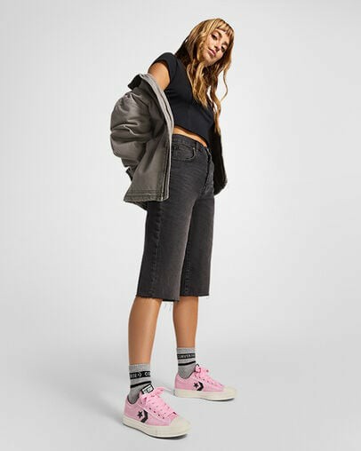 Converse Star Player 76 Women Sneakers Pink / Grey USA | C-20489679