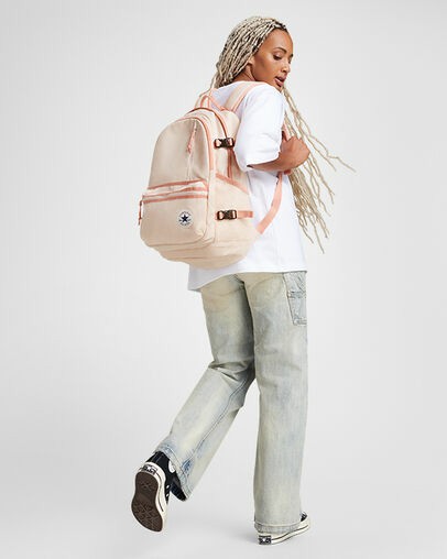Converse Straight Edge Women Backpacks Beige USA | C-58612739