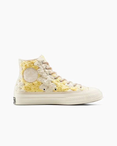Converse Upcycle Chuck 70 Crochet Blankets Men Sneakers White / Black / Multicolor USA | C-92304789