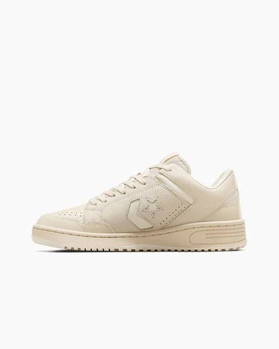 Converse Weapon Leather Men Basketball Shoes Light Beige USA | C-61073929