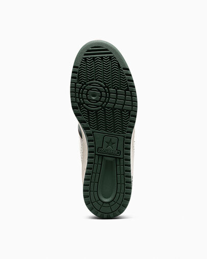 Converse Weapon Leather Women Basketball Shoes Green / White USA | C-02731989