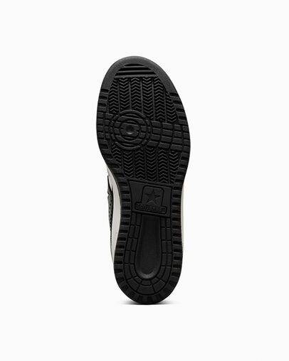 Converse Weapon Leather Women Basketball Shoes Black / White USA | C-10285739
