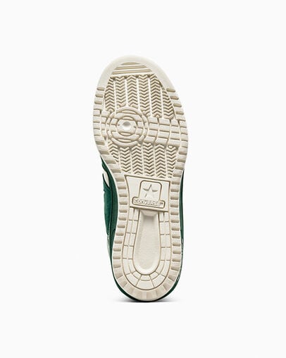 Converse Weapon Leather Women Basketball Shoes Green USA | C-01659479