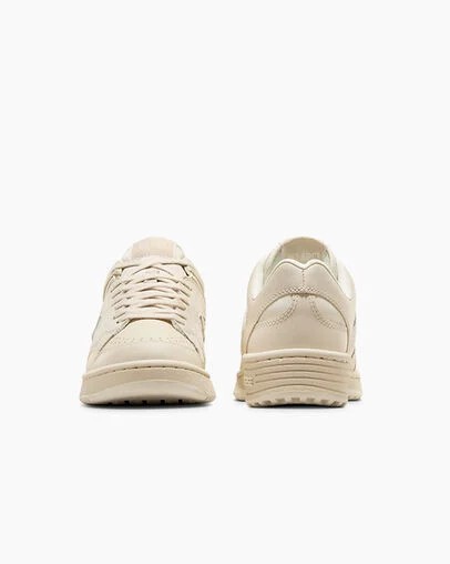 Converse Weapon Leather Women Tennis Shoes Light Beige USA | C-35418099
