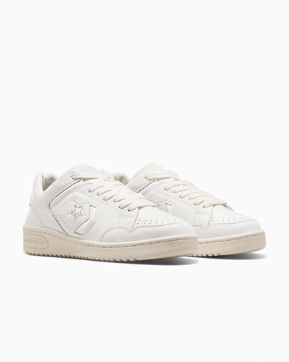 Converse Weapon Mono Leather Men Basketball Shoes White / Beige USA | C-83125049