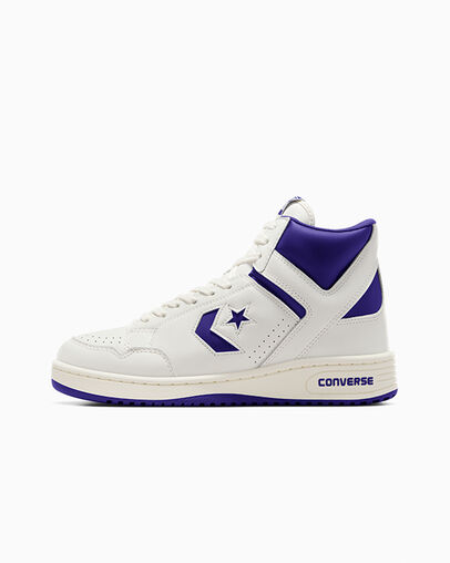 Converse Weapon Women Boots Purple / White USA | C-05436989